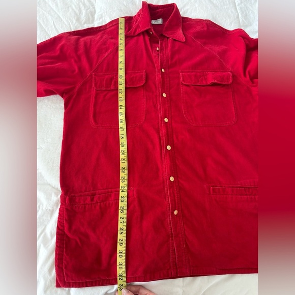 Versus Versace Red Men's Jacket Red corduroy size XL Vintage 90’s - Picture 11 of 12